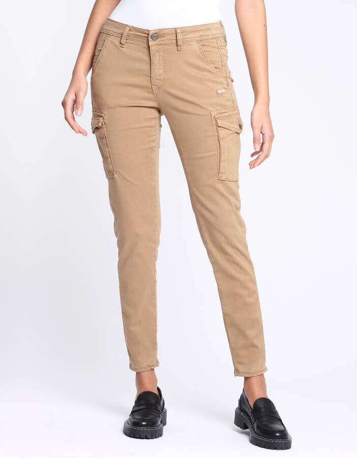 GANG - 94Amelie Cargo cropped - relaxed fit Hose